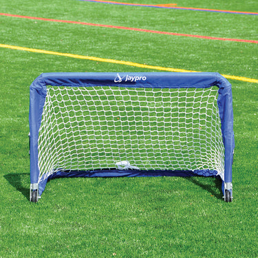 Replacement Net - Soccer Training Goal - Small - Goal Runner (2 ft.H x 3 ft.W) (White with Blue Sleeve)